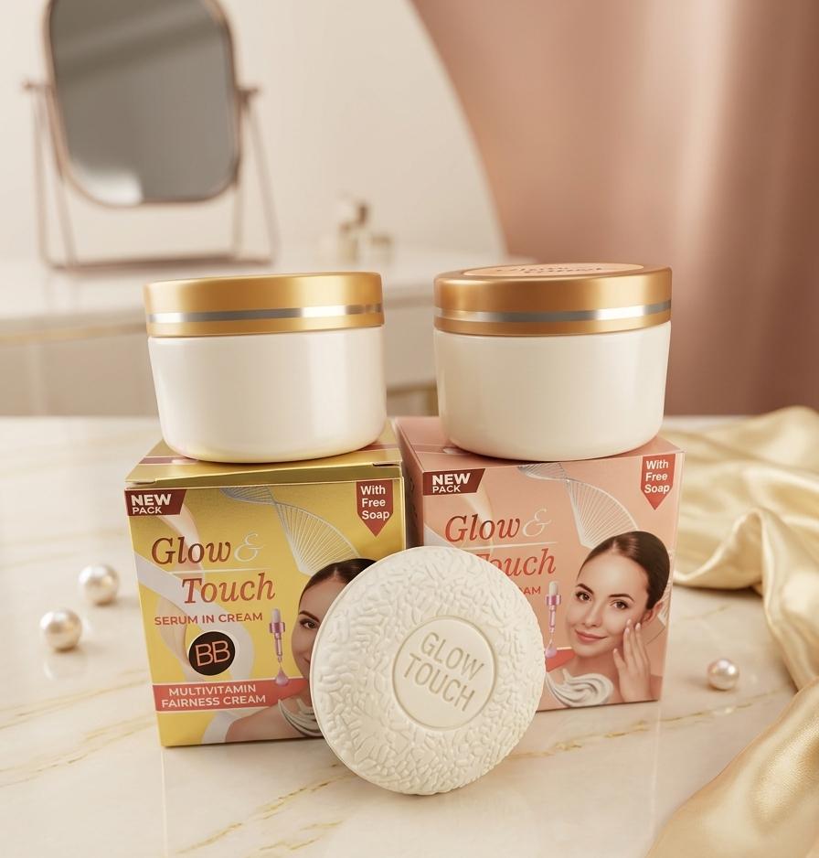 Glow & Touch fairness cream with free soap
