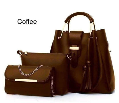 Rexin Material hand bag (Alexa 3 pcs set hand bag)