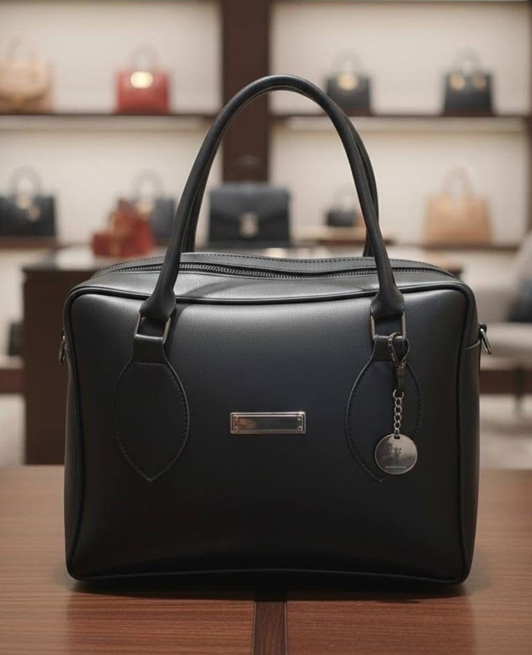 Rexin Material hand bag (Dual zip hand bag)