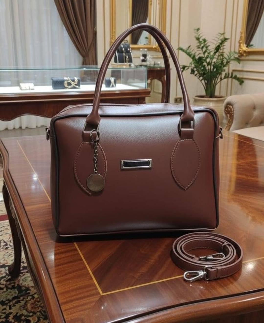 Rexin Material hand bag (Dual zip hand bag)