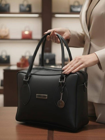 Rexin Material hand bag (Dual zip hand bag)