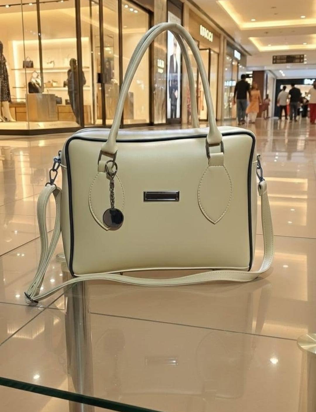 Rexin Material hand bag (Dual zip hand bag)
