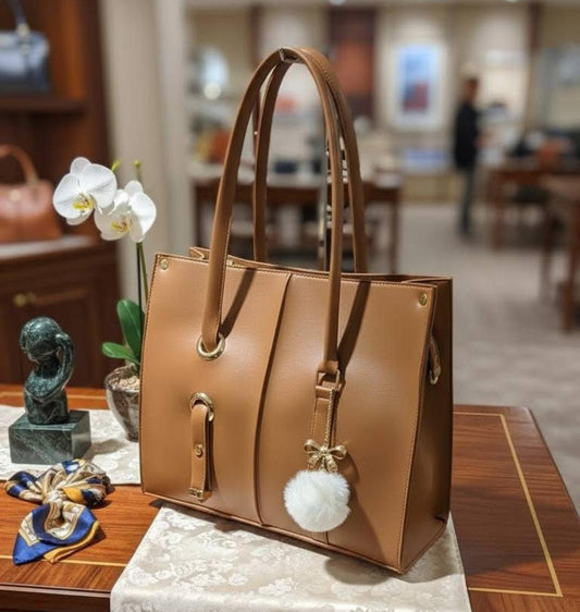 Rexin Material hand bag (Queen tote hand bag)