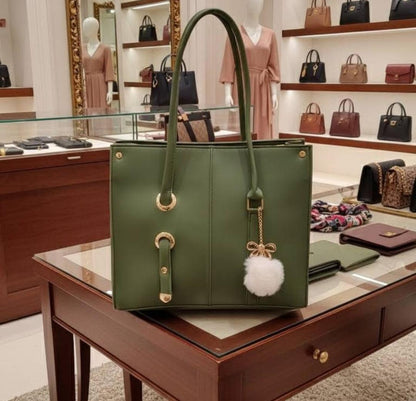 Rexin Material hand bag (Queen tote hand bag)