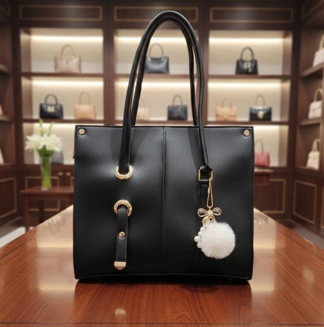 Rexin Material hand bag (Queen tote hand bag)