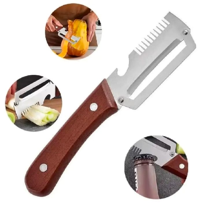3 in 1 Multi-Function Peeler Knife for Fruits & Vegetables
