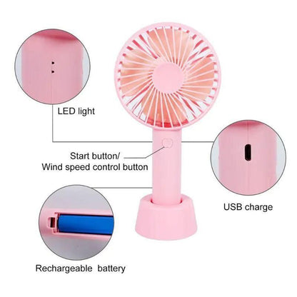 Rechargeable mini fan