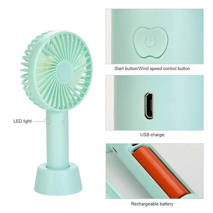 Rechargeable mini fan