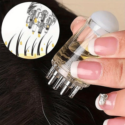 2 in 1 scalp root hair oil applicator comb