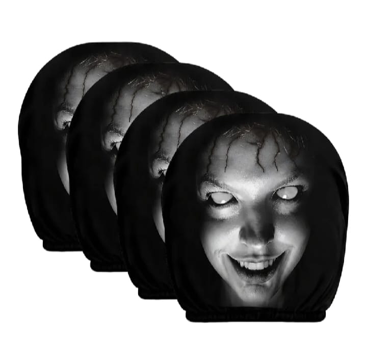 Halloween car headrest cover (pack of 4)