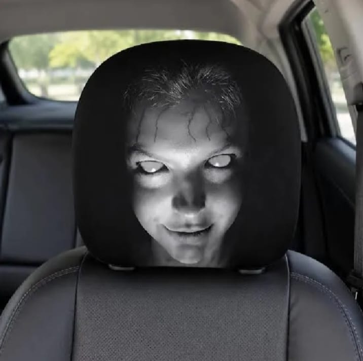 Halloween car headrest cover (pack of 4)
