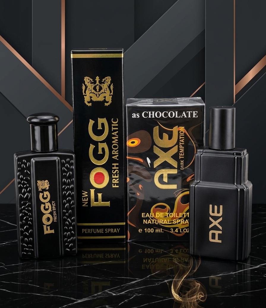 Fogg & Axe perfumes (Pack of 2)