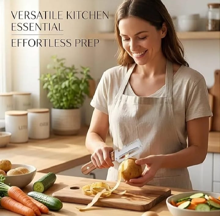 3 in 1 Multi-Function Peeler Knife for Fruits & Vegetables