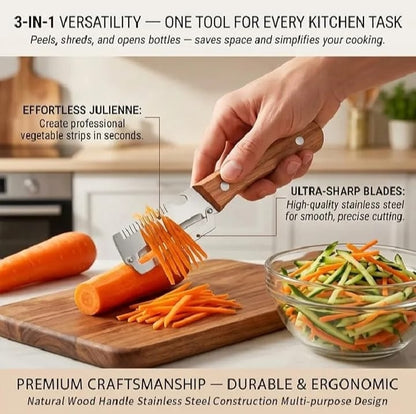3 in 1 Multi-Function Peeler Knife for Fruits & Vegetables